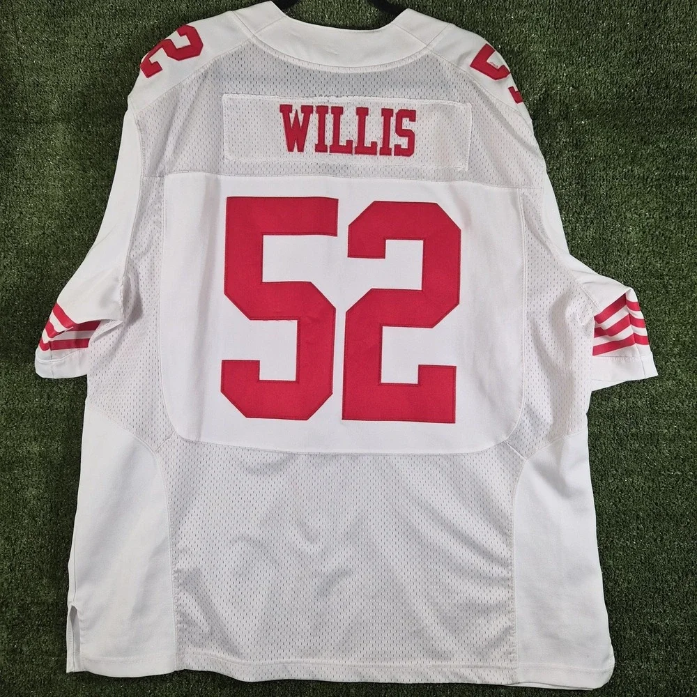 Nike On Field San Francisco 49ers Patrick Willis #52 Jersey‎ Mens 52 XL White